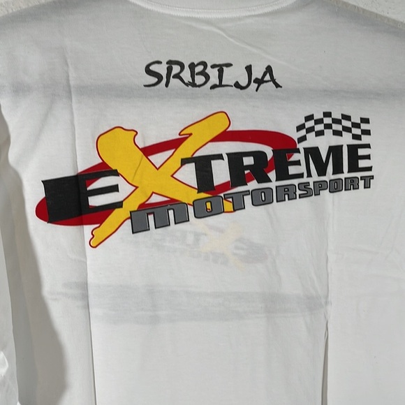 Extreme Motorsports High Speed Racers Graphic Tee Short Sleeve T-shirt Large New - Picture 1 of 11